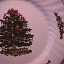China Fine China (Christmas Village) Dinner Plate