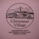 China Fine China (Christmas Village) Dinner Plate