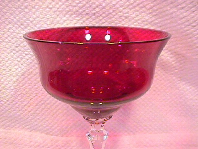 Unknown Crystal (Red Bowl) Sherbet