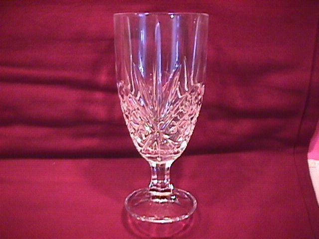 Unknown Pressed Crystal Tall Ice Tea