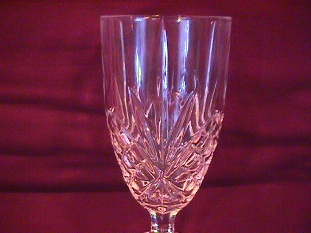 Unknown Pressed Crystal Tall Ice Tea