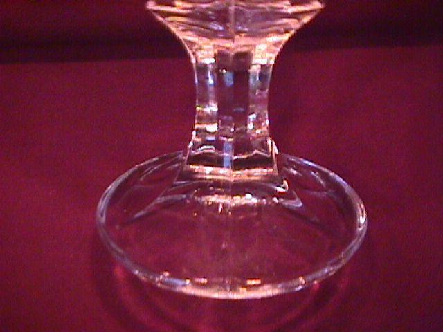 Unknown Pressed Crystal Tall Ice Tea