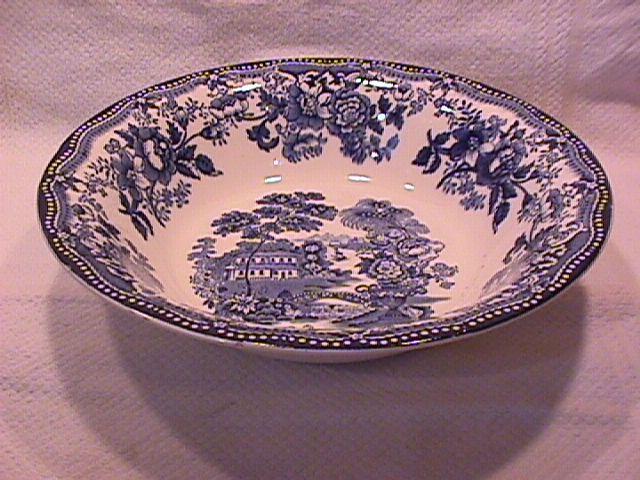 Royal Staffordshire-Clarice Cliff (Tonquin Blue) Round Vegetable Bowl
