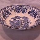 Royal Staffordshire-Clarice Cliff (Tonquin Blue) Round Vegetable Bowl