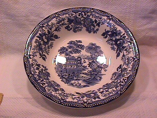 Royal Staffordshire-Clarice Cliff (Tonquin Blue) Round Vegetable Bowl