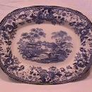 Royal Staffordshire-Clarice Cliff (Tonquin Blue) Roast Platter