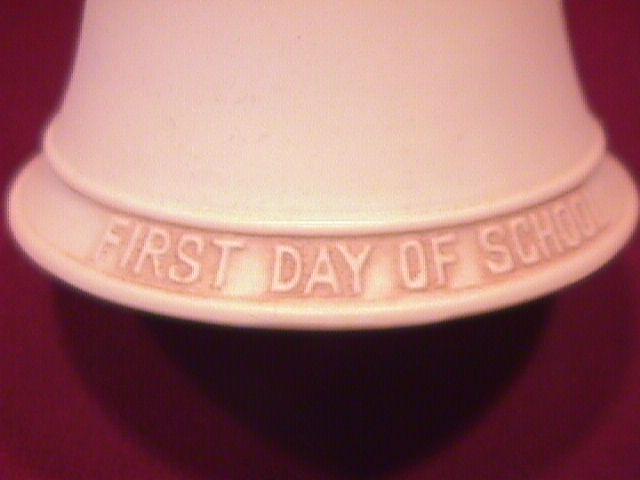 Norman Rockwell=Porcelain Bell (First Day of School )