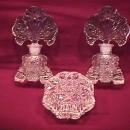 Vintage 1930's Era (Vanity Set) Mirored Plateau