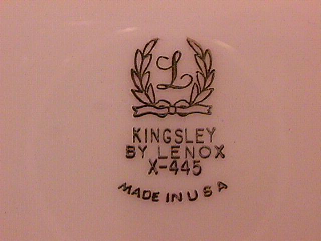 Lenox Fine China (Kingsley) Oval Vegetable