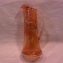 Carnival Glass ( Morning Glory Miniature Pitcher) Marigold