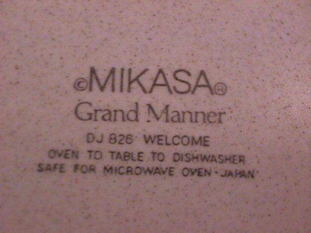 Mikasa Fine China (Welcome) Cup & Saucer