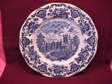 Wedgwood China (Royal Homes of Britain)-Blue Dinner Plate