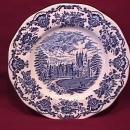 Wedgwood China (Royal Homes of Britain)-Blue Dinner Plate