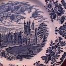 Wedgwood China (Royal Homes of Britain)-Blue Dinner Plate