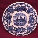 Wedgwood China (Royal Homes of Britain)-Blue Cake Plate