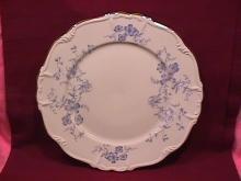 Edelstein Fine China (Ocean Blue) Dinner Plate