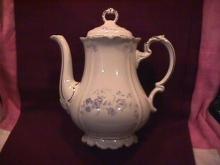 Edelstein Fine China (Ocean Blue) Covered Coffee Pot