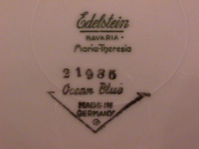 Edelstein Fine China (Ocean Blue) Covered Coffee Pot