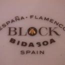 Block Bidasoa (Flamenco) Dinner Plate