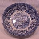 Royal Warwick China (Lochs of Scotland)-Blue Fruit Bowl