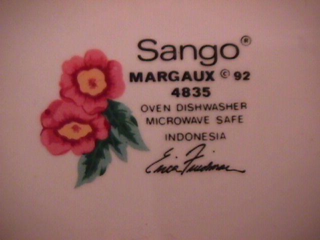 Sango Fine China (Margaux 92 #4835) Dinner Plate