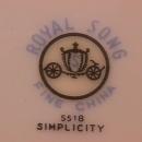 Royal Song Fine China (Simplicity) Dinner Plate