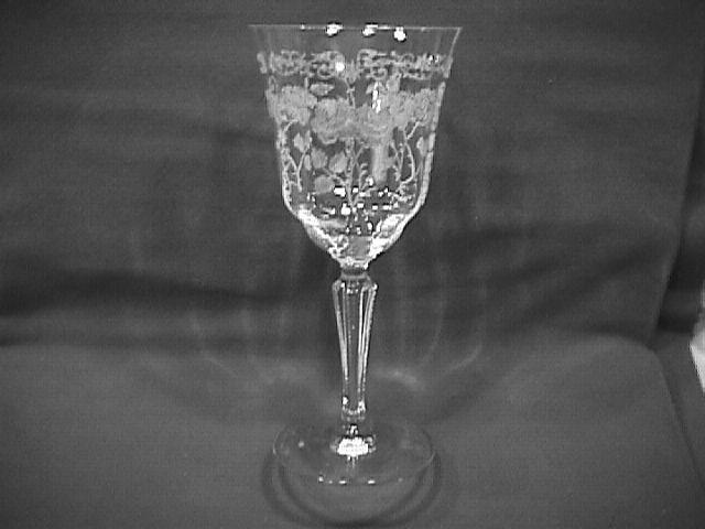 Fostoria Crystal (Midnight Rose)=#6009 Water Goblet