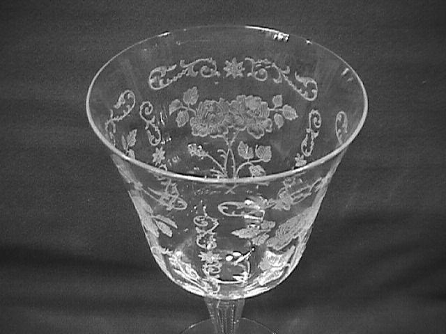 Fostoria Crystal (Midnight Rose)=#6009 Water Goblet
