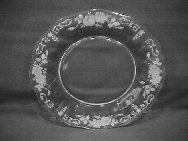 Fostoria Crystal (Midnight Rose)=#6009 Salad Plate