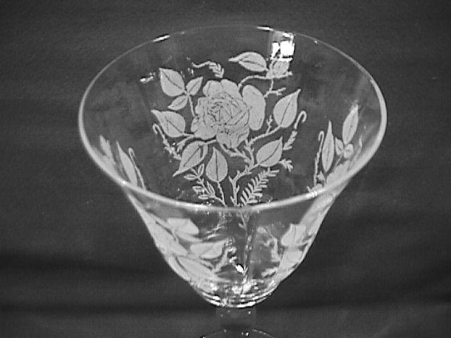 Morgantown Crystal (American Beauty)=#734 Goblet
