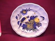 Spode China (Blue Bird)=#S-3274 Lunch Plate