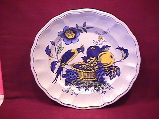 Spode China (Blue Bird)=#S-3274 Lunch Plate