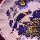 Spode China (Blue Bird)=#S-3274 Lunch Plate