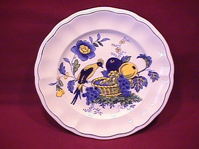 Spode China (Blue Bird)=#S-3274 Cake Plate
