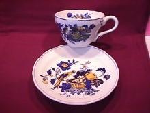 Spode China (Blue Bird)=#S-3274 Oversize Cup & Saucer