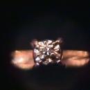 Antique Dainty 10K Gold & Diamond Ring