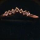 10K Solid Gold & Small Diamond Dainty Ring