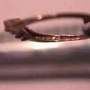 10K Solid Gold & Small Diamond Dainty Ring