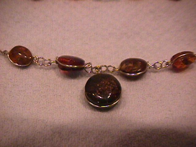 Multi-Color Baltic Amber Necklace & Bracelet