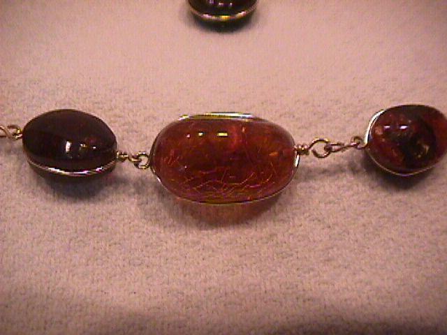 Multi-Color Baltic Amber Necklace & Bracelet
