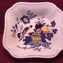Spode China (Blue Bird)=S-3274 Square Vegetable