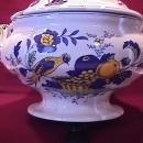 Spode China (Blue Bird)=S-3274 Covered Tureen