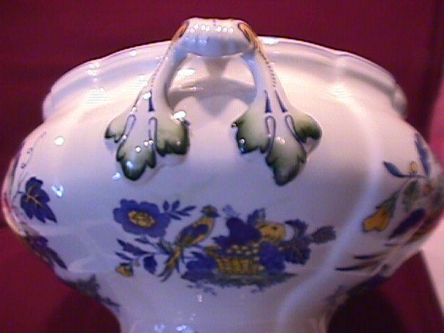 Spode China (Blue Bird)=S-3274 Covered Tureen