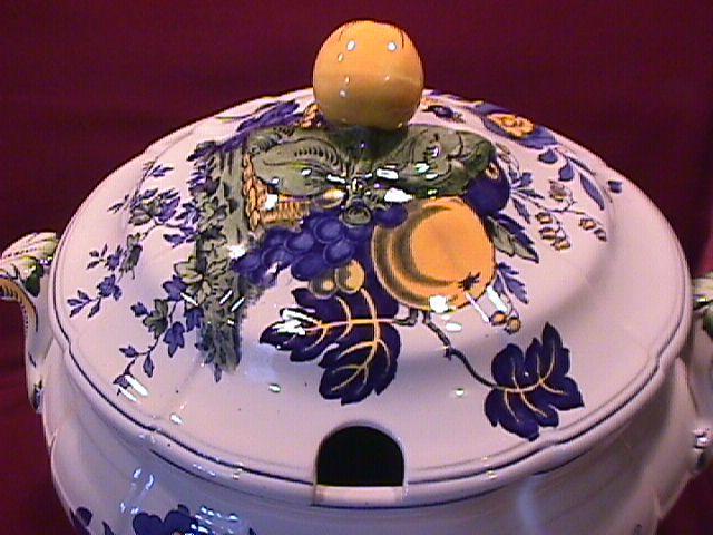 Spode China (Blue Bird)=S-3274 Covered Tureen