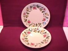 Johnson Brothers (Gretchen)=Green 2-Cake Plates
