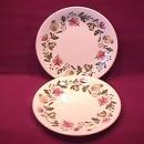 Johnson Brothers (Gretchen)=Green 2-Cake Plates