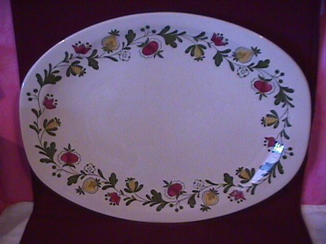 Johnson Brothers (Gretchen)=Green Ham Platter