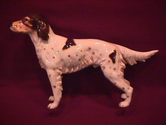 Goebel Porcelain Large English Setter Dog
