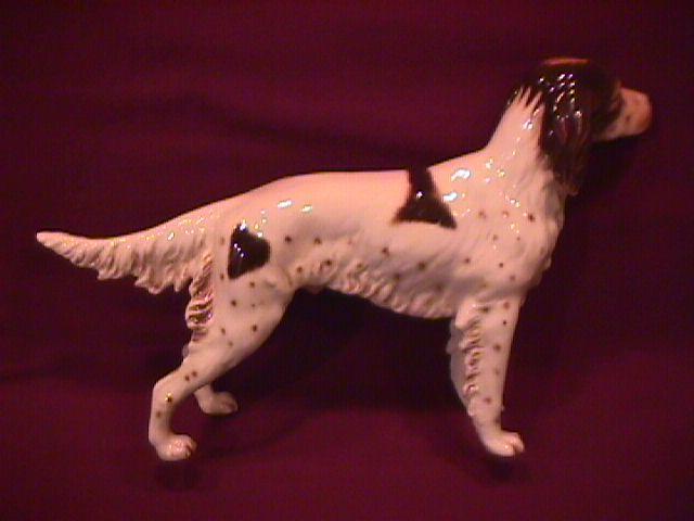 Goebel Porcelain Large English Setter Dog