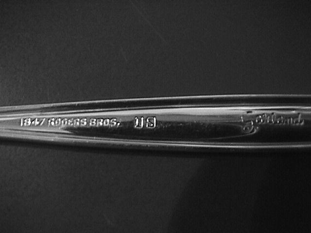 International 1847 Rogers Silver Plate (Garland) Pickle Fork